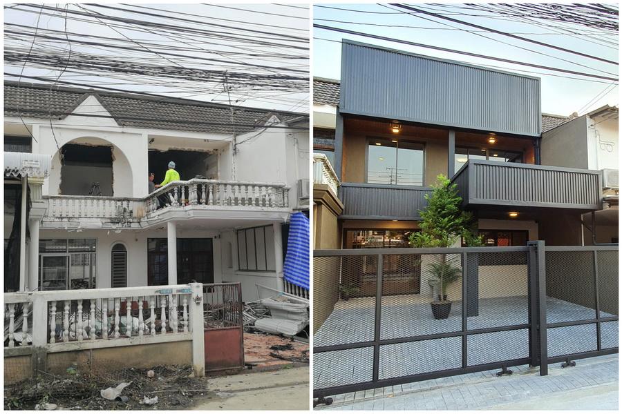 Hình ảnh trước và sau khi cải tạo nhà ở