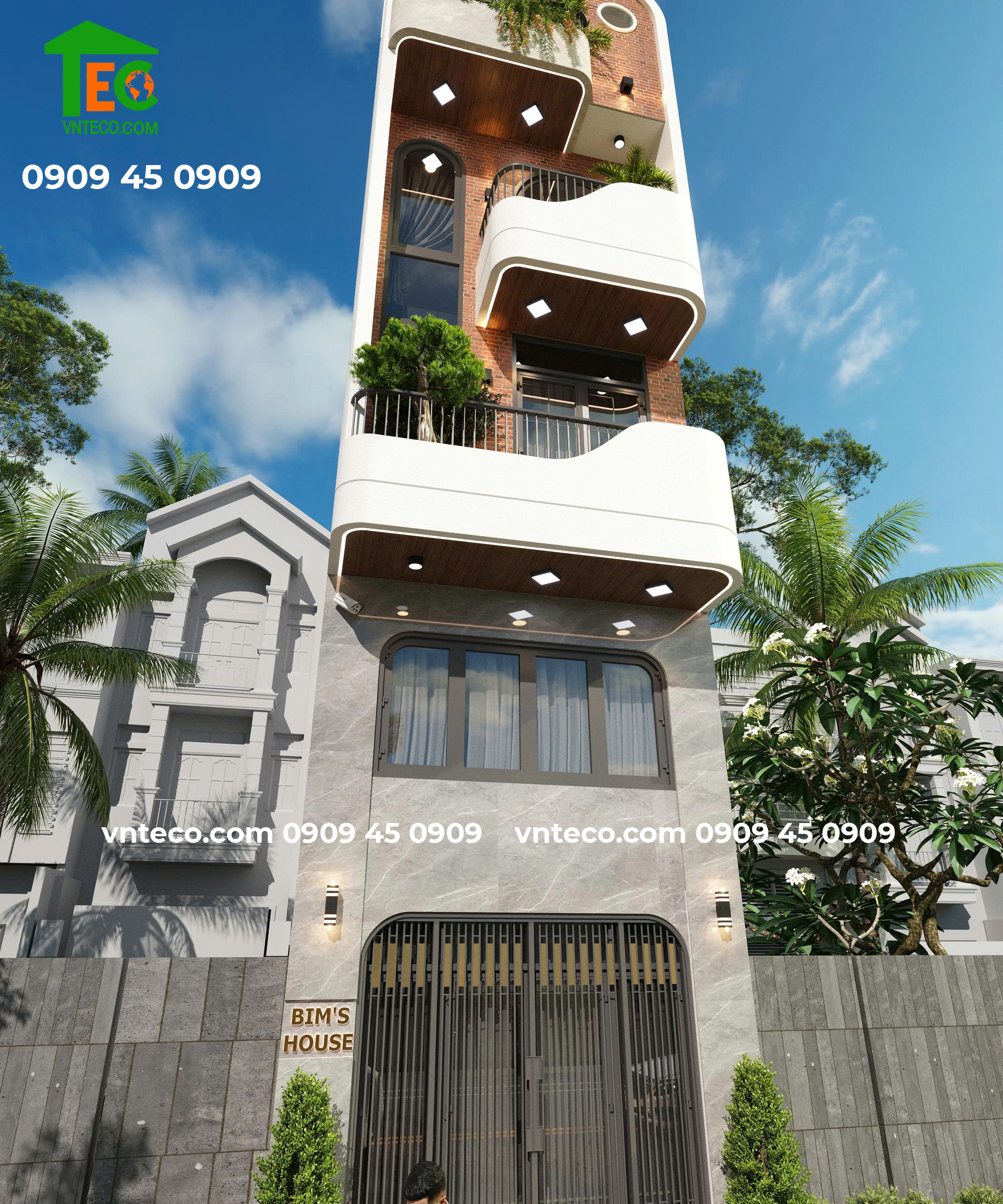 nhà phố hiện đại
