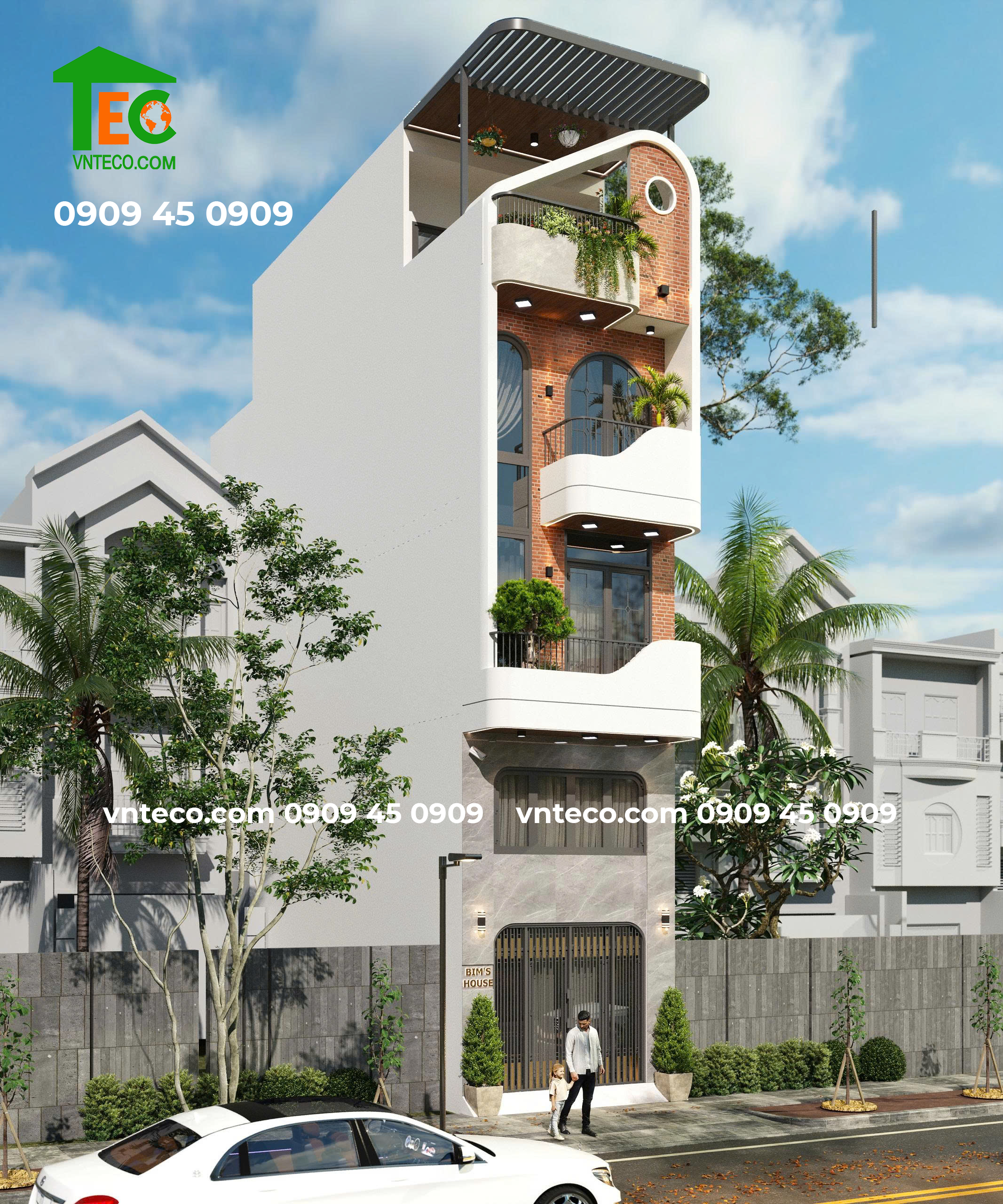 nhà phố hiện đại