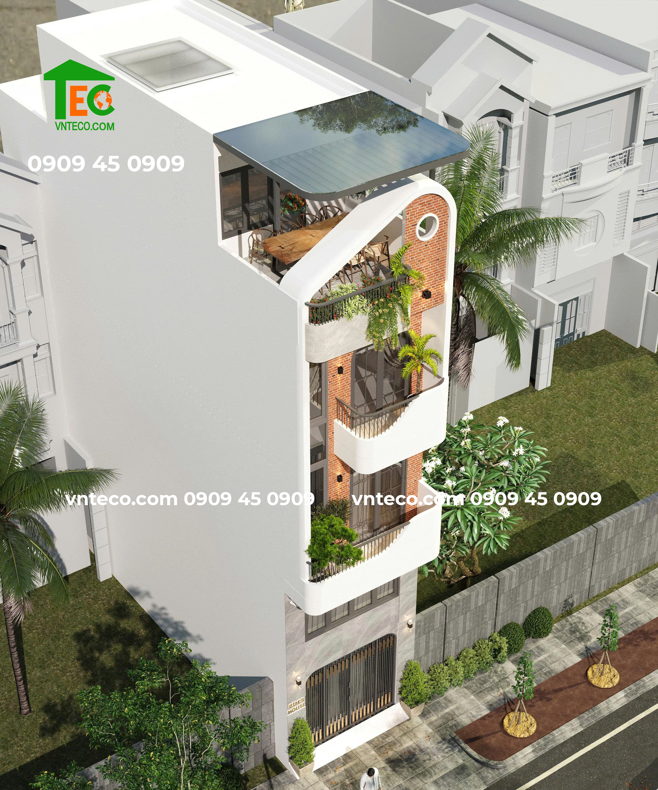 nhà phố hiện đại