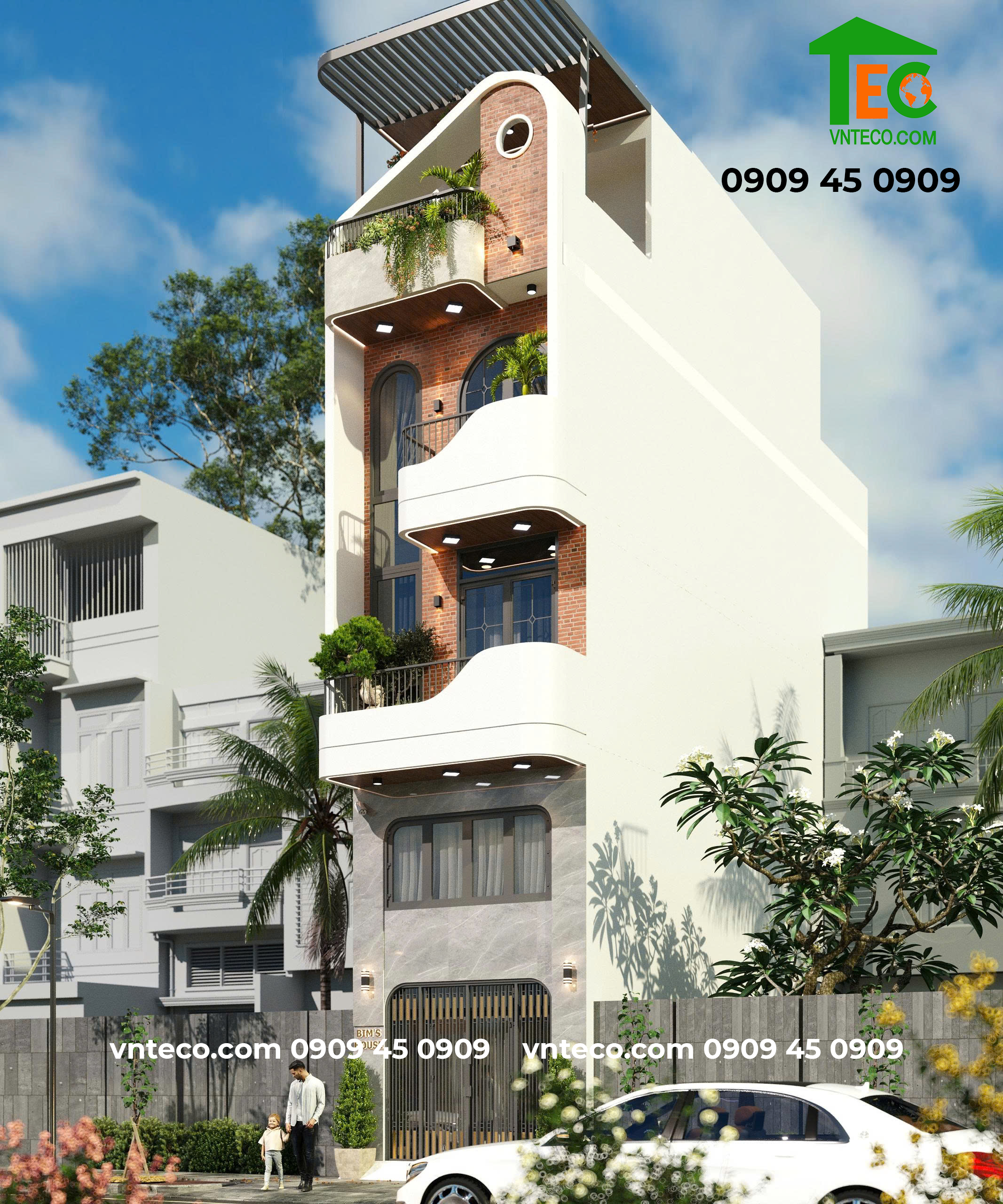 nhà phố hiện đại