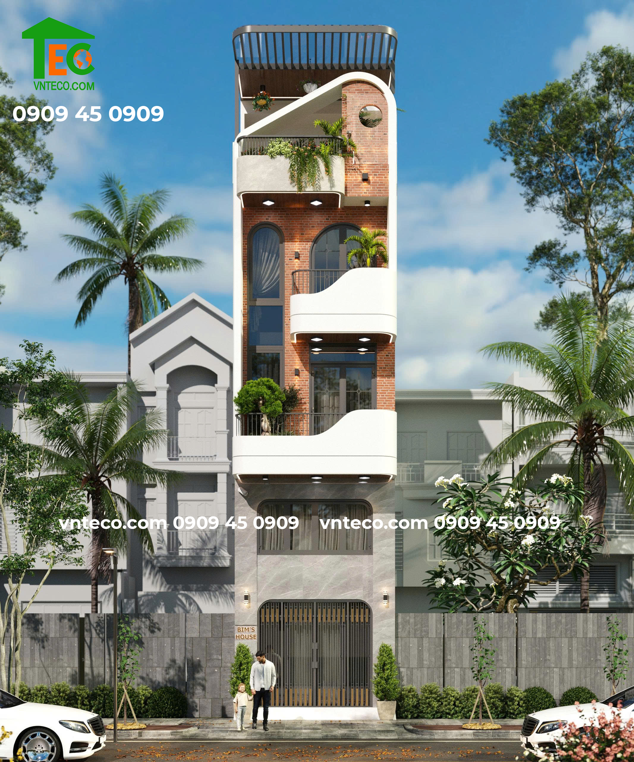 nhà phố hiện đại